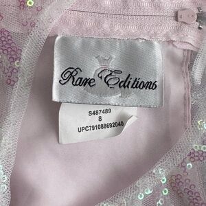 Rare Editions Pink Sequin Kids Formal Dress